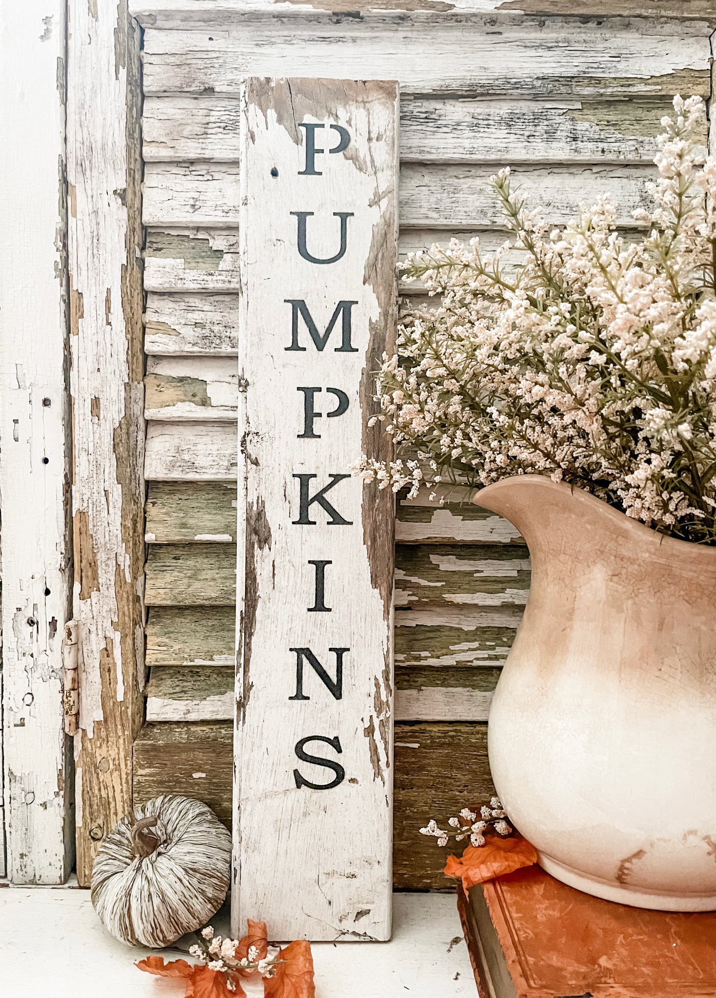 Blackdog Creations - Reclaimed Rustic Wood Sign - Chippy White, Hand ...