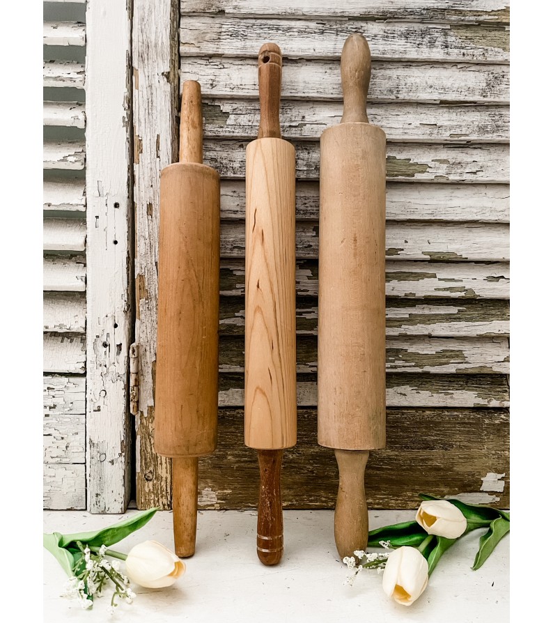Blackdog Creations Vintage Wood Rolling Pins
