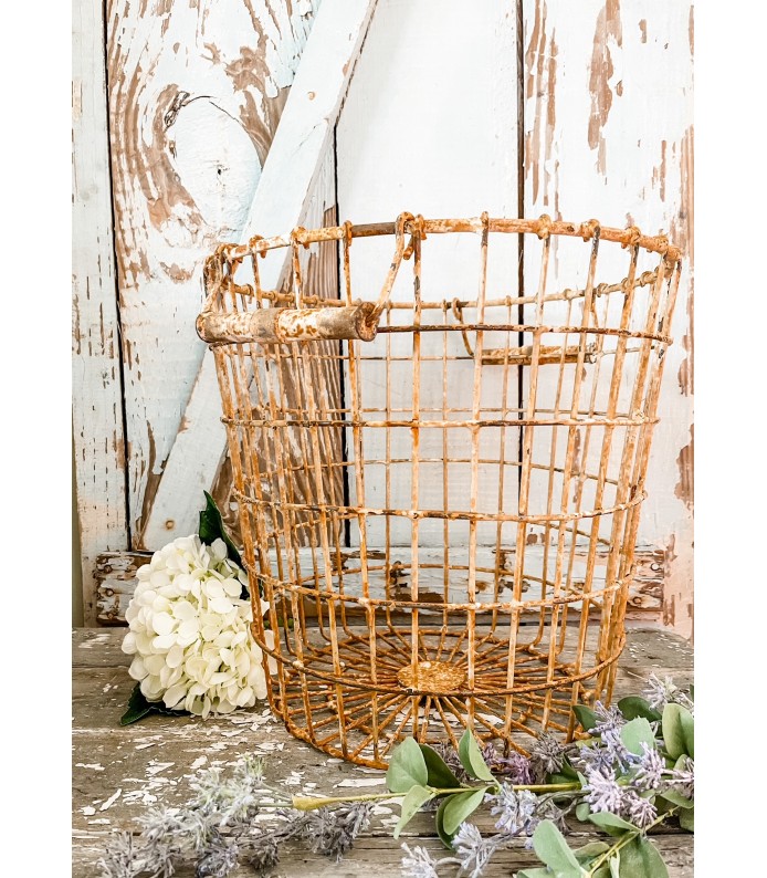 Vintage Italian Basket - Amazing Patina 