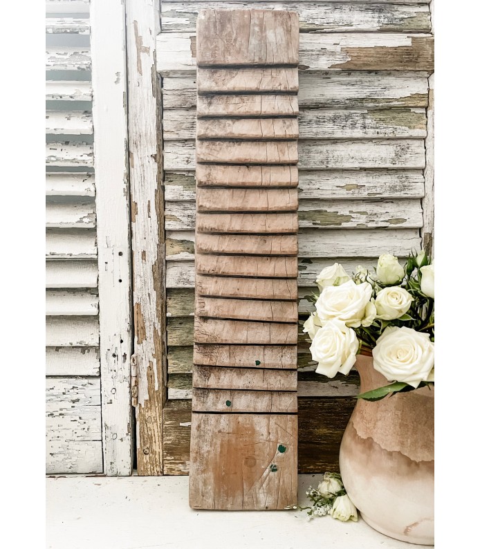 Antique European Wood Wash Board - Thick/Heavy, Beautiful weathered wood