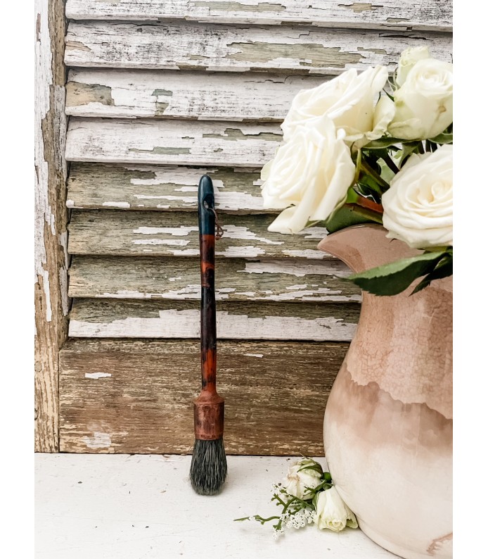 Antique French Wood Paint Brush