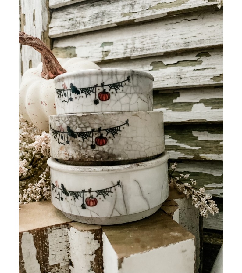 Blackdog Creations - Antique Ironstone Riser w/ Spooky Spider web ...