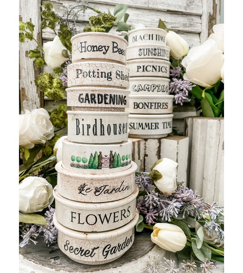 Blackdog Creations - Antique English- Ironstone riser w/ Spring ...