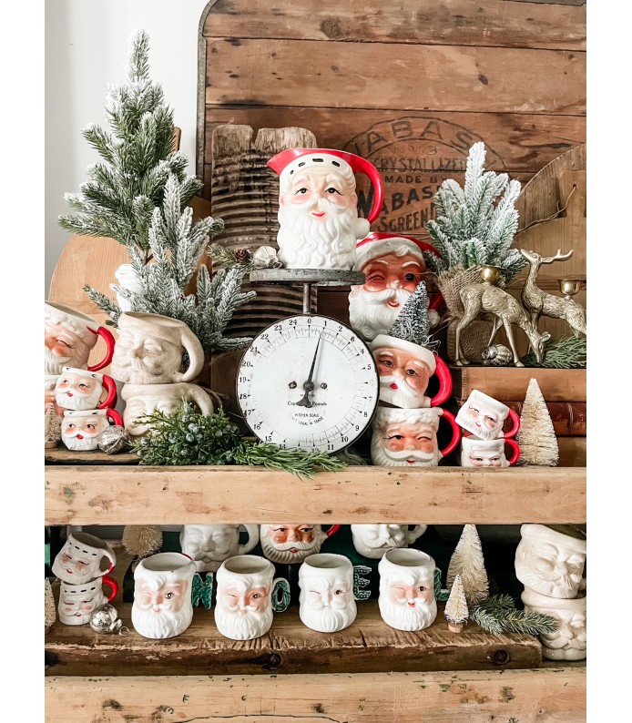 CUSTOM ORDER for Heather A - Reserved  - Santa Pitcher 