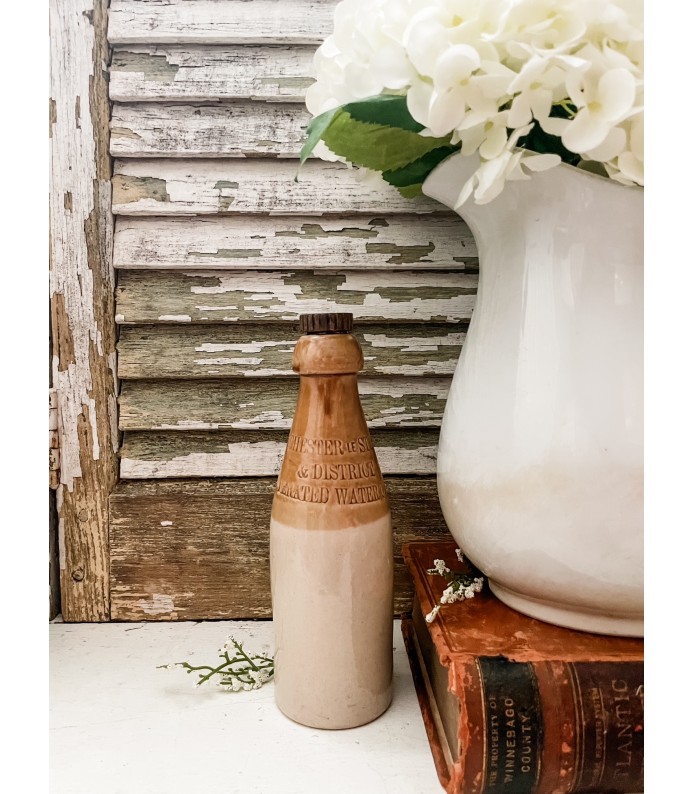 Antique English Stoneware - Chester Stout, Two Tone 