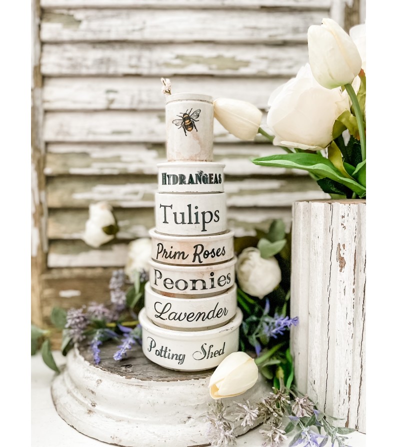 Blackdog Creations - Antique English- Ironstone risers, Garden Lover's ...