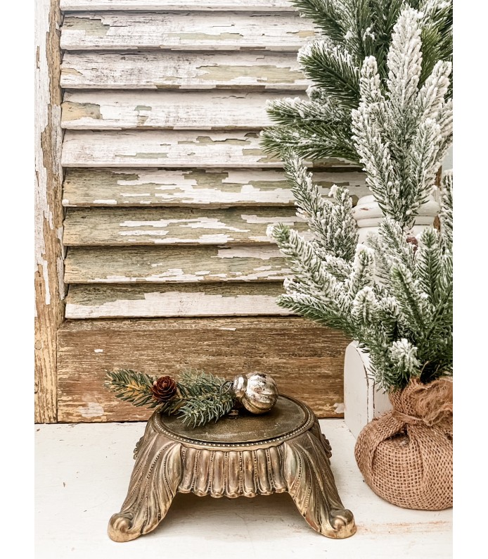 Vintage Brass Lamp Base/Riser