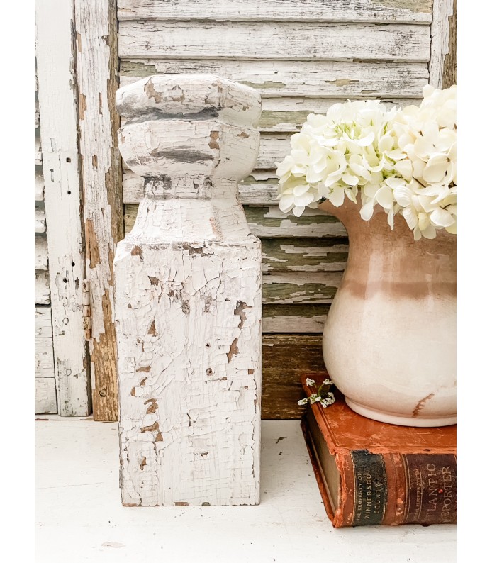 Vintage Architectural Salvage, Large Chippy White - 13